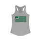 Barkhamsted Connecticut St. Patrick’s Day Flag Women's Ideal Racerback Tank Top