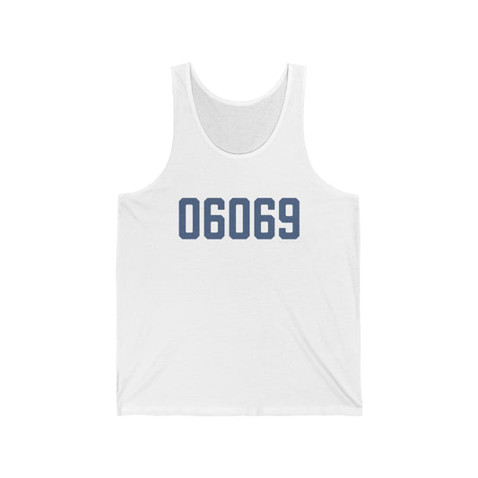 06069 Sharon Connecticut Zip Code Unisex Jersey Tank Top