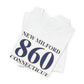 New Milford 860 Connecticut Unisex Jersey Short Sleeve Tee