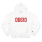 06610  Bridgeport Connecticut Zip Code Champion Hoodie Sweatshirt