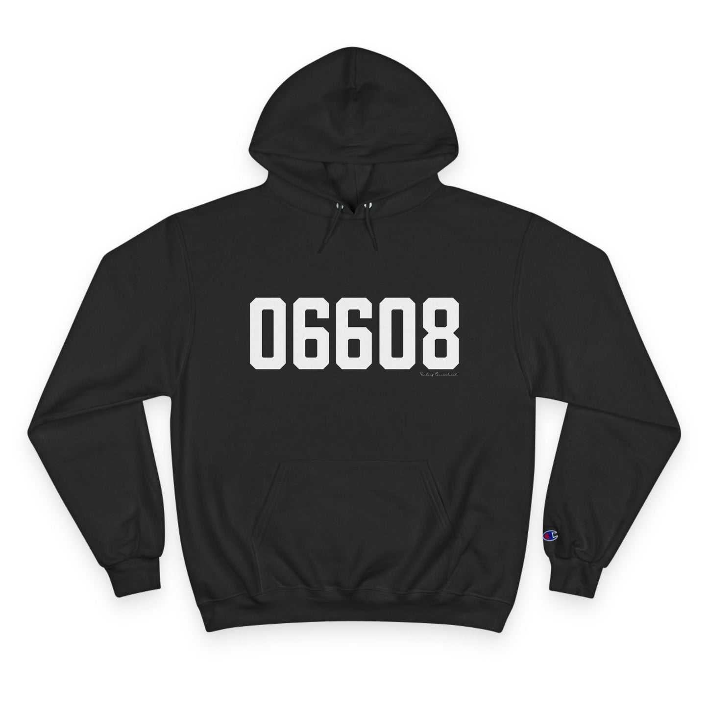 06608 Bridgeport CT Zip Code Champion Hoodie Sweatshirt