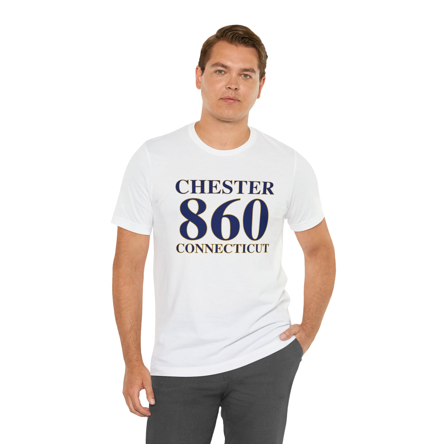 Chester 860 Connecticut Unisex Jersey Short Sleeve T-Shirt