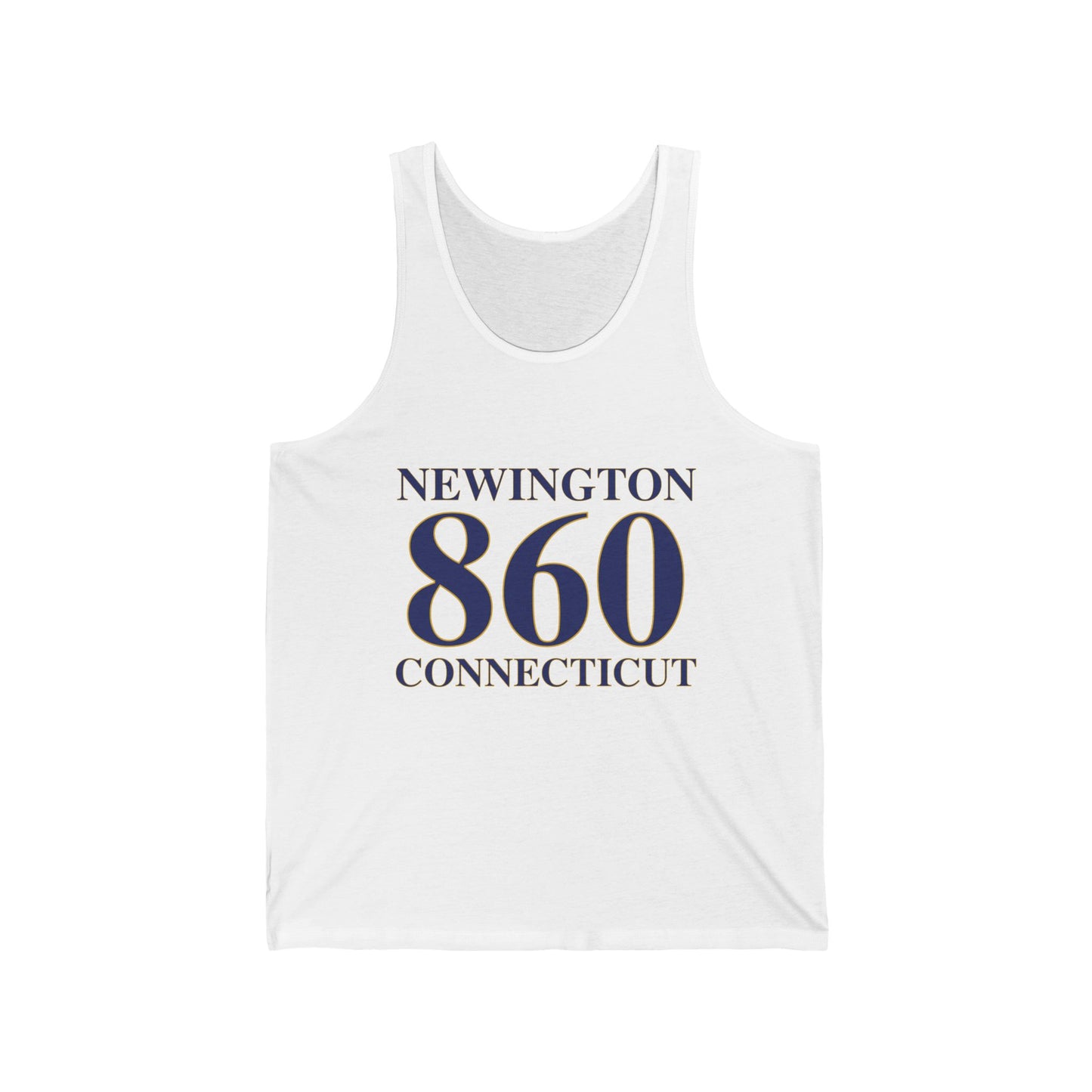 Newington 860 Connecticut Unisex Jersey Tank