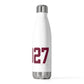 06027 Hartland Connecticut Zip Code 20 oz Insulated Bottle