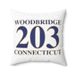Woodbridge 203 Connecticut Polyester Square Pillow