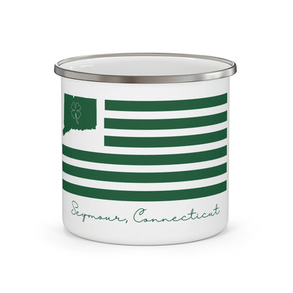 Seymour Connecticut St. Patrick’s Day Flag Enamel Camping Mug