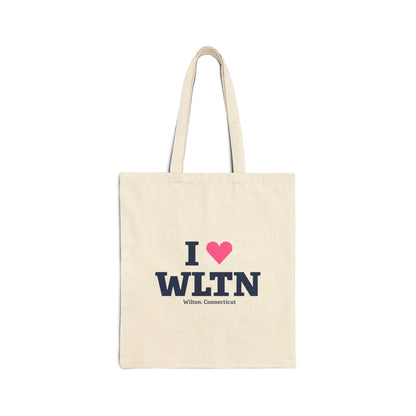 I Heart WLTN Cotton Canvas Tote Bag