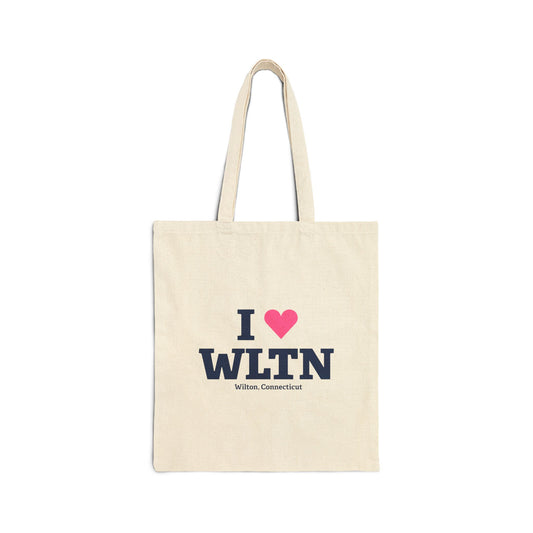 I Heart WLTN Cotton Canvas Tote Bag