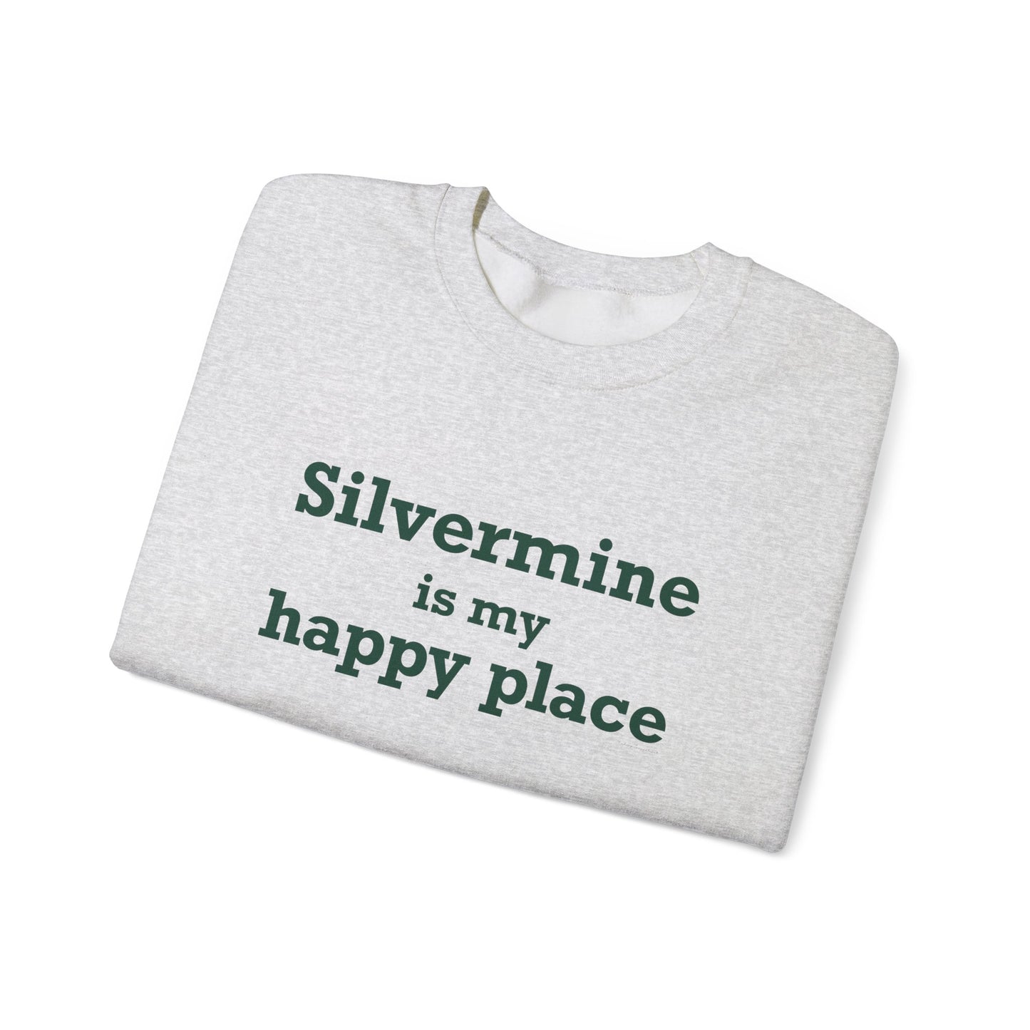 Silvermine is My Happy Place Unisex Heavy Blend™ Crewneck Sweatshirt