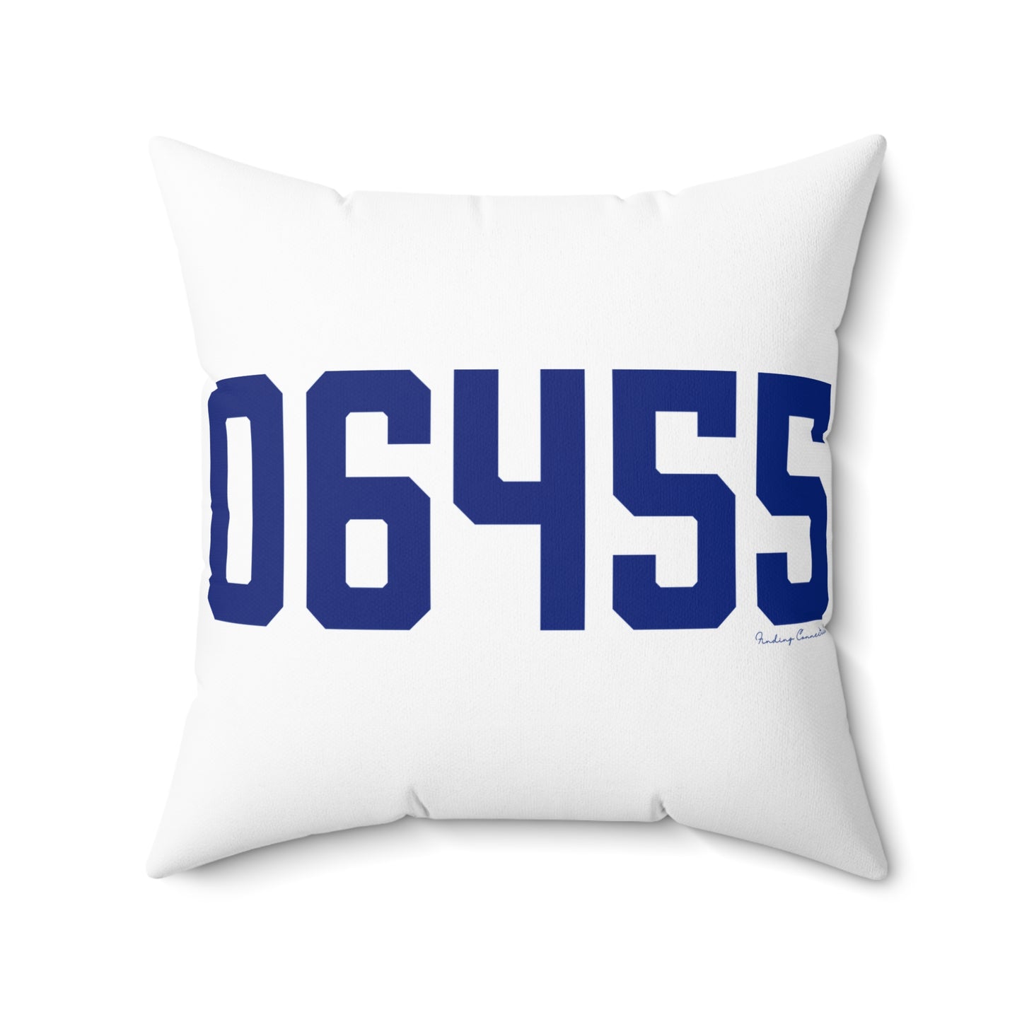 06455 Middlefield Connecticut Zip Code Spun Polyester Square Pillow