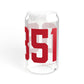 06851 Norwalk Connecticut Zip Code Sipper Glass, 16oz