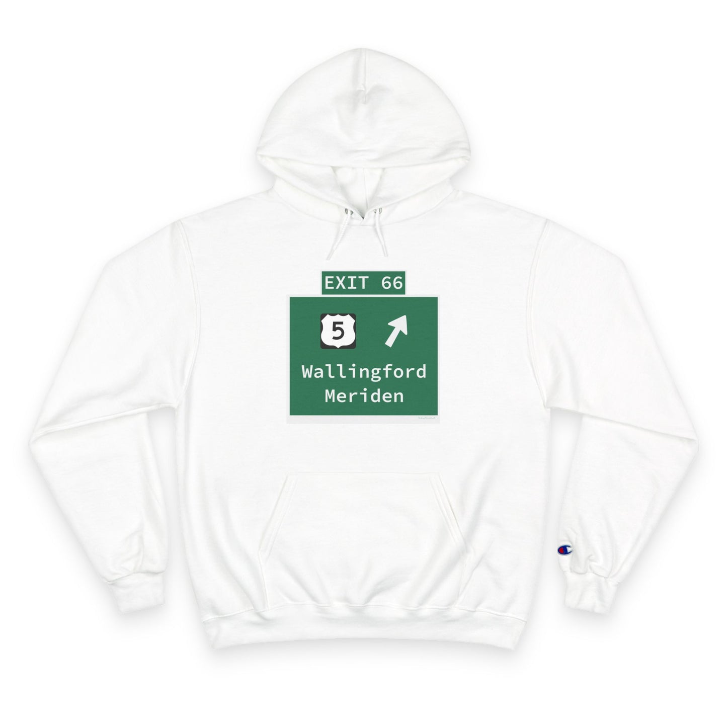 Vintage WCP Exit 66 Sign Champion Hoodie
