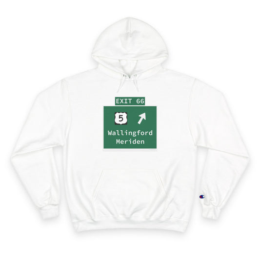 Vintage WCP Exit 66 Sign Champion Hoodie