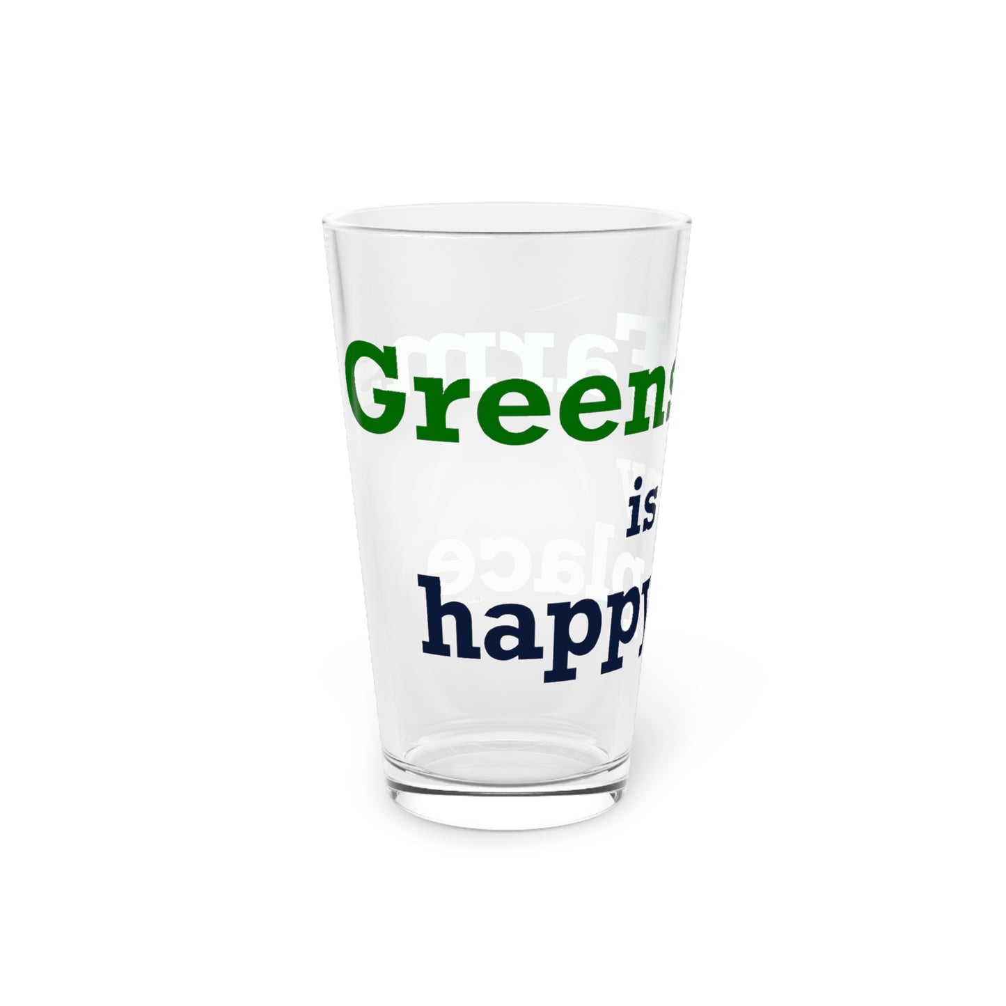 Greens Farms is my Happy Place Pint Glass, 16oz