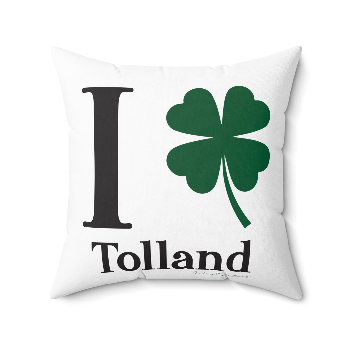 I Clover Tolland Spun Polyester Square Pillow