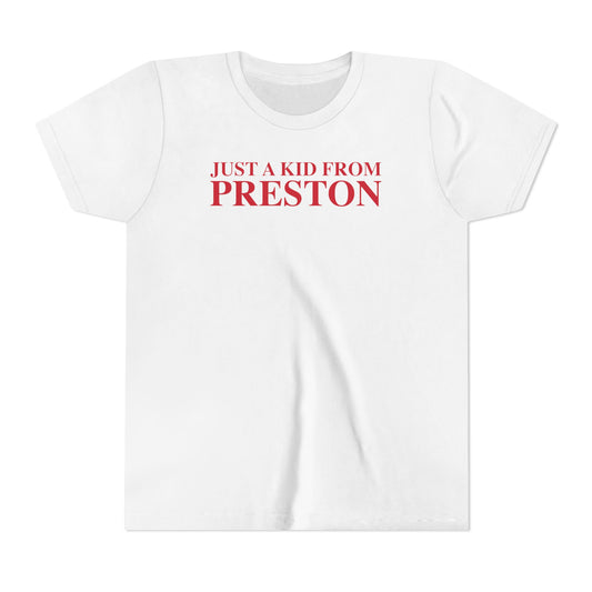 Just a kid from Preston Youth Short Sleeve T-Shirt