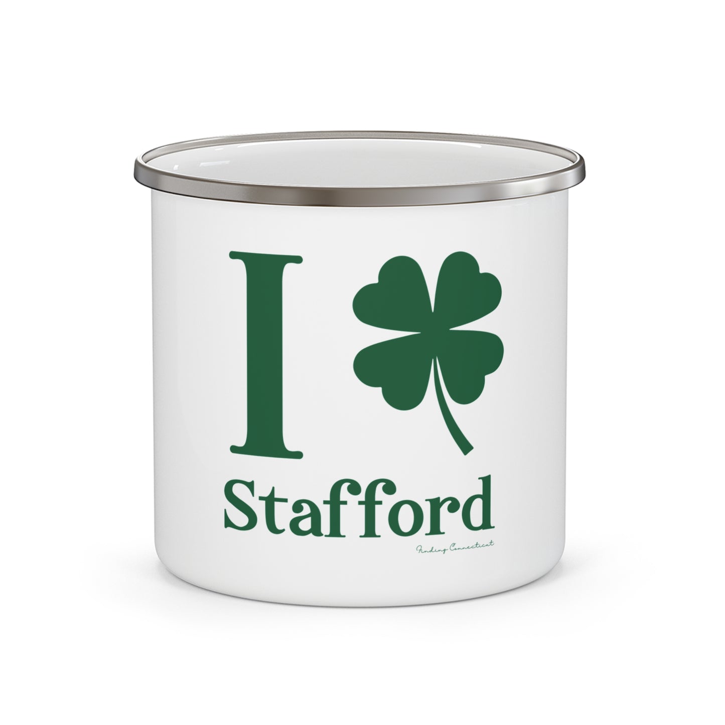 I Clover Stafford Enamel Camping Mug