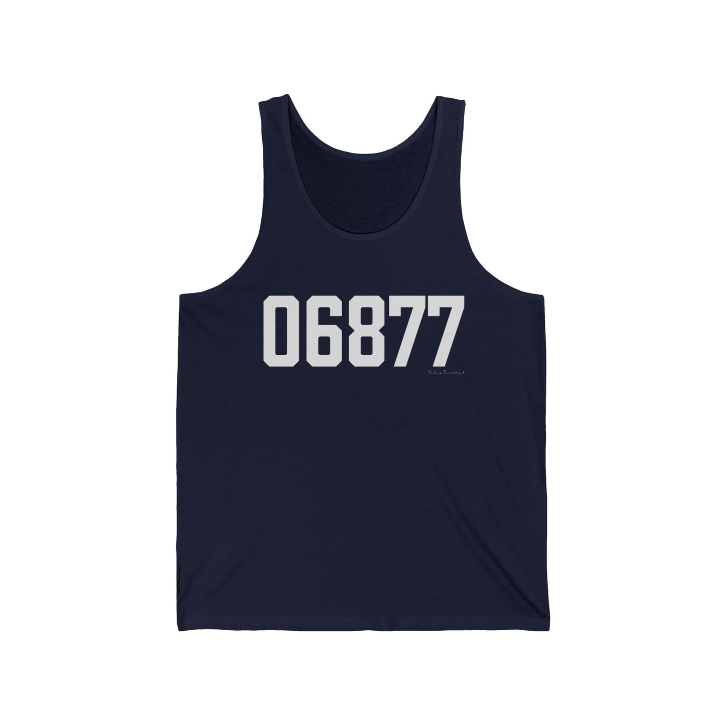 06877 Ridgefield CT Zip Code Unisex Jersey Tank Top