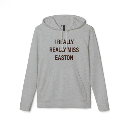 I Really Really Miss Easton adidas® Unisex Fleece Hoodie