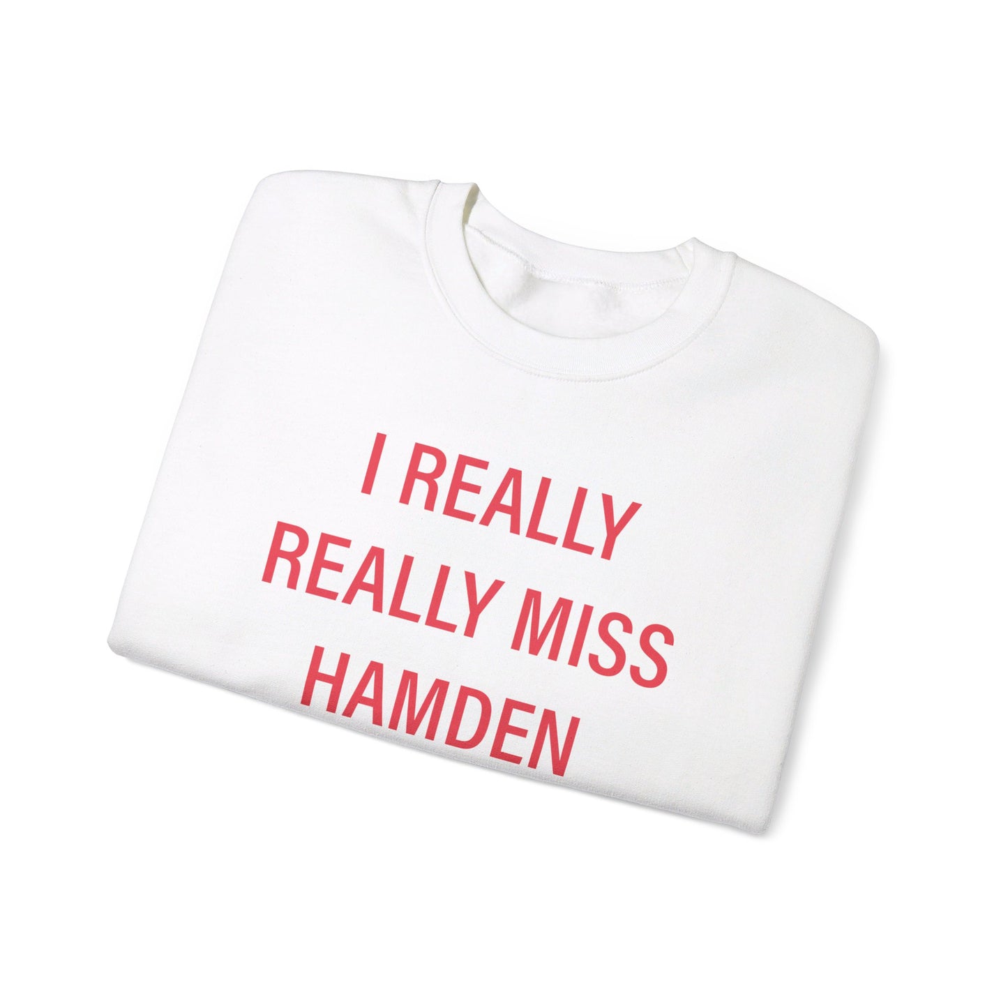 I Really Really Miss Hamden Unisex Heavy Blend™ Crewneck Sweatshirt