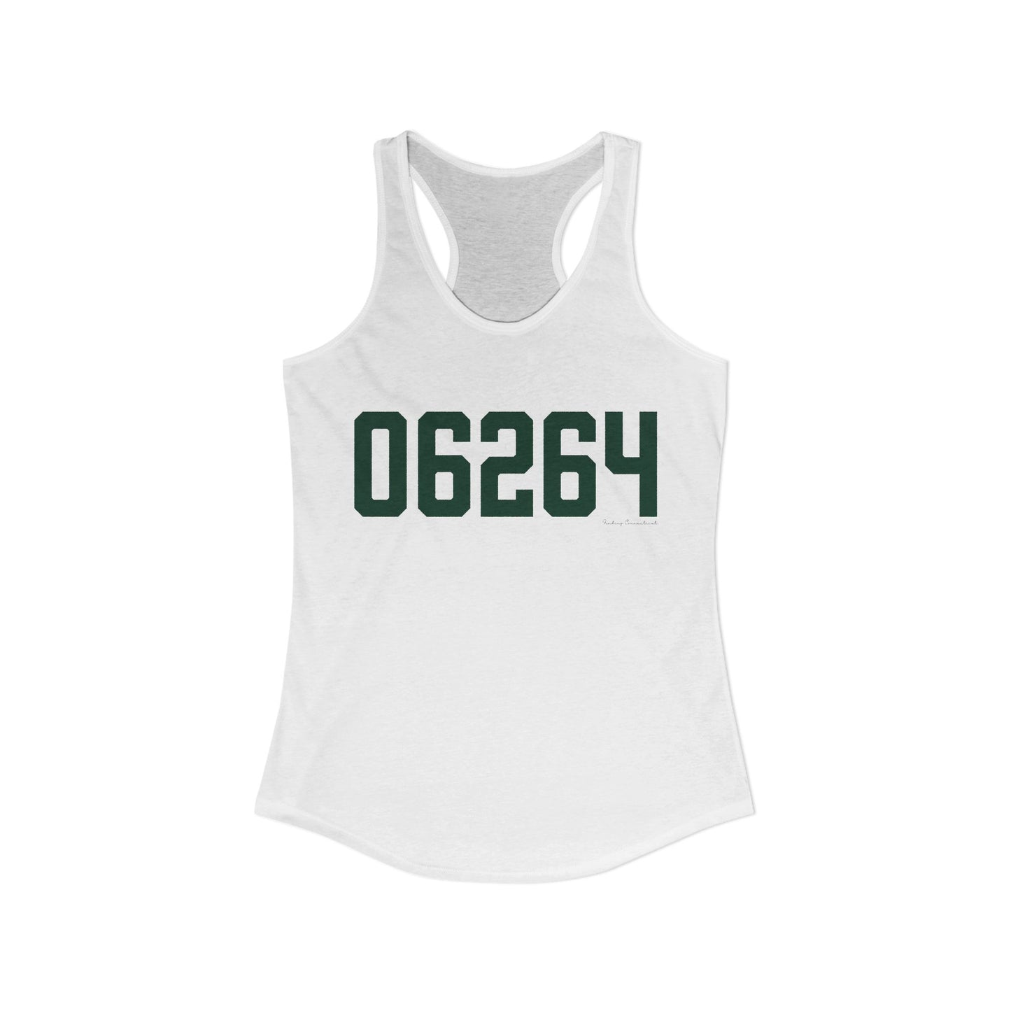 06264 Scotland Connecticut Zip Code Women's Ideal Racerback Tank Top