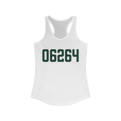 06264 Scotland Connecticut Zip Code Women's Ideal Racerback Tank Top