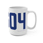 06604 Bridgeport Connecticut Zip Code Mug 15oz