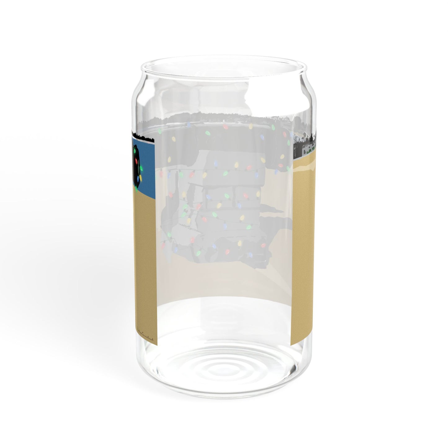 Compo Cannon Lights Sipper Glass, 16oz