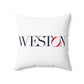 41 Tilt Weston Spun Polyester Square Pillow