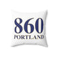 860 Portland Spun Polyester Square Pillow