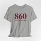 860 New Milford Red White & Blue Unisex Jersey Short Sleeve T-Shirt