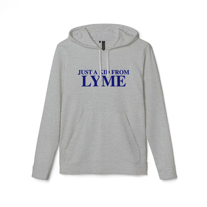 Just a kid from Lyme adidas Unisex Fleece Hoodie