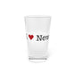 I Heart New Fairfield. Pint Glass, 16oz