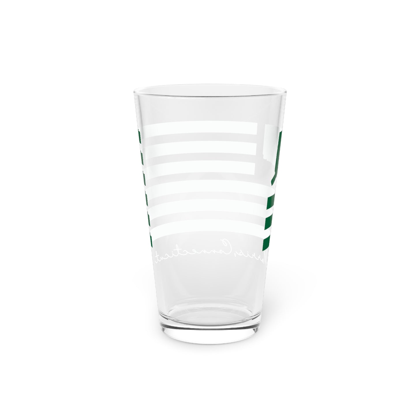 Morris Connecticut St. Patrick’s Day Flag Pint Glass, 16oz
