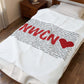 New Canaan Love Velveteen Plush Blanket