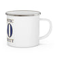Willimantic 860 Connecticut  Enamel Camping Mug