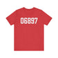 06897 Wilton CT Zip Code Unisex Jersey Short Sleeve T-Shirt