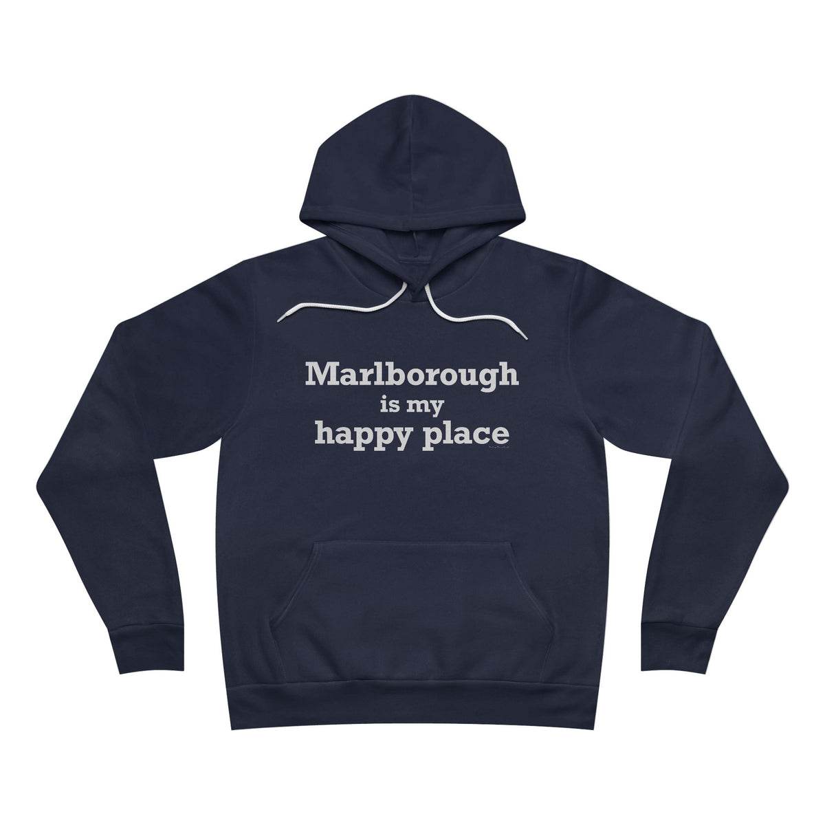 Marlborough is My Happy Place Unisex Sponge Fleece Pullover Hoodie