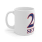 Seymour Red, White & Blue Flag Mug 11oz