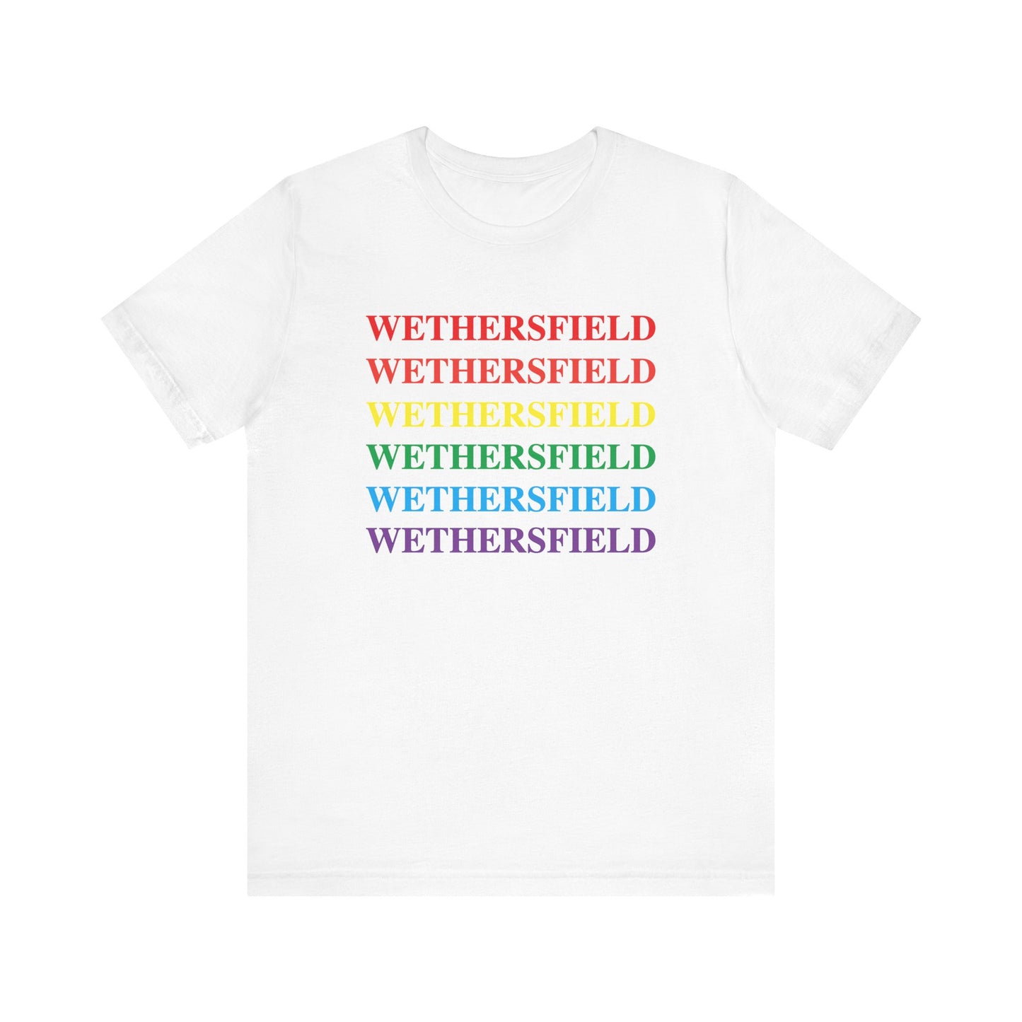 Wethersfield Pride Unisex Jersey Short Sleeve Tee