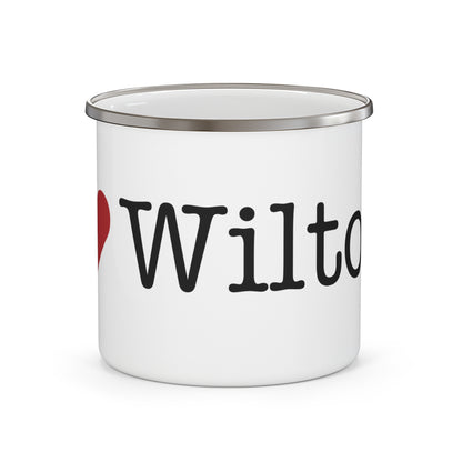 I Heart Wilton. Enamel Camping Mug