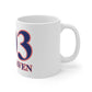 West Haven Red, White & Blue Mug 11oz