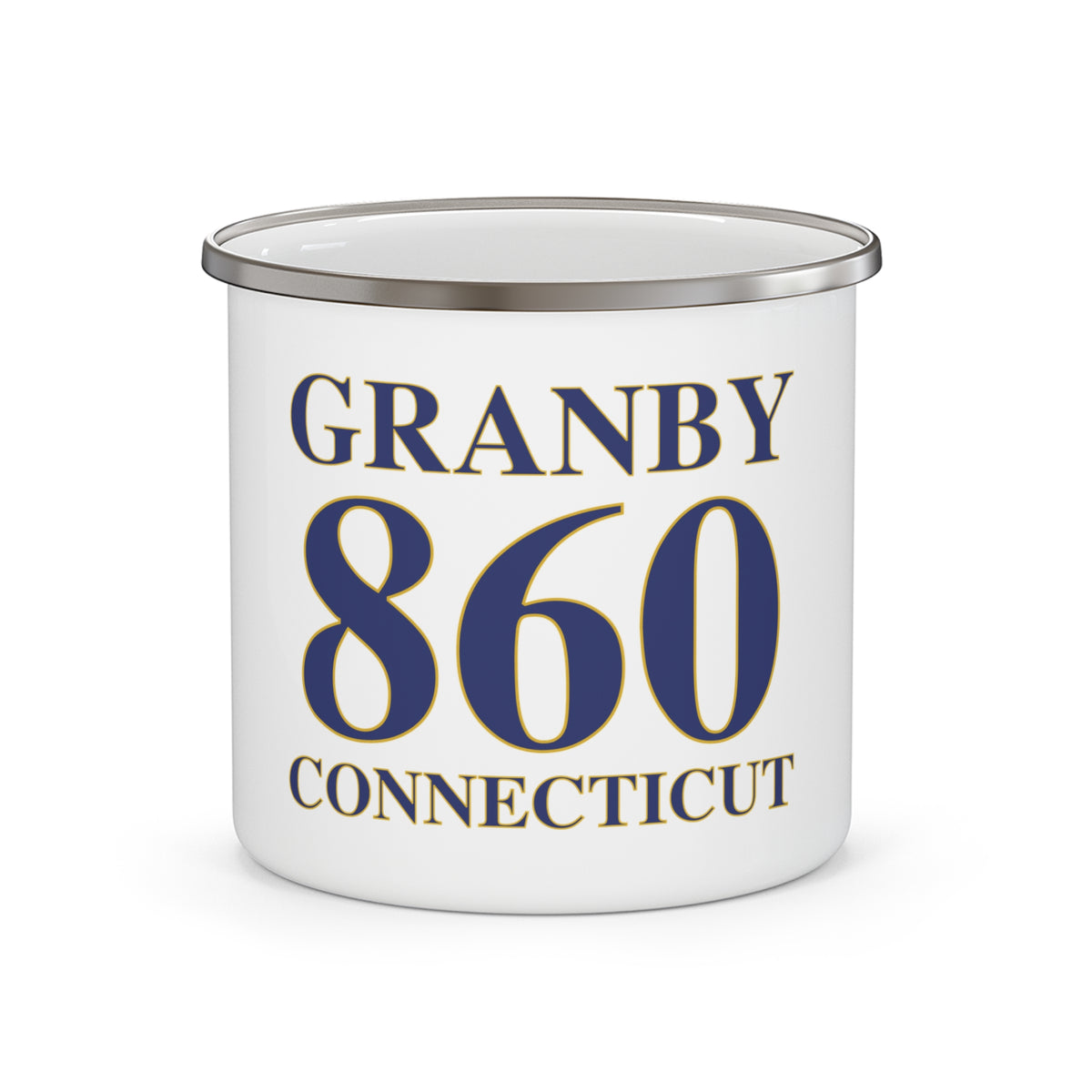 Granby 860 Connecticut Enamel Camping Mug