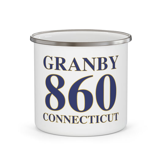 Granby 860 Connecticut Enamel Camping Mug