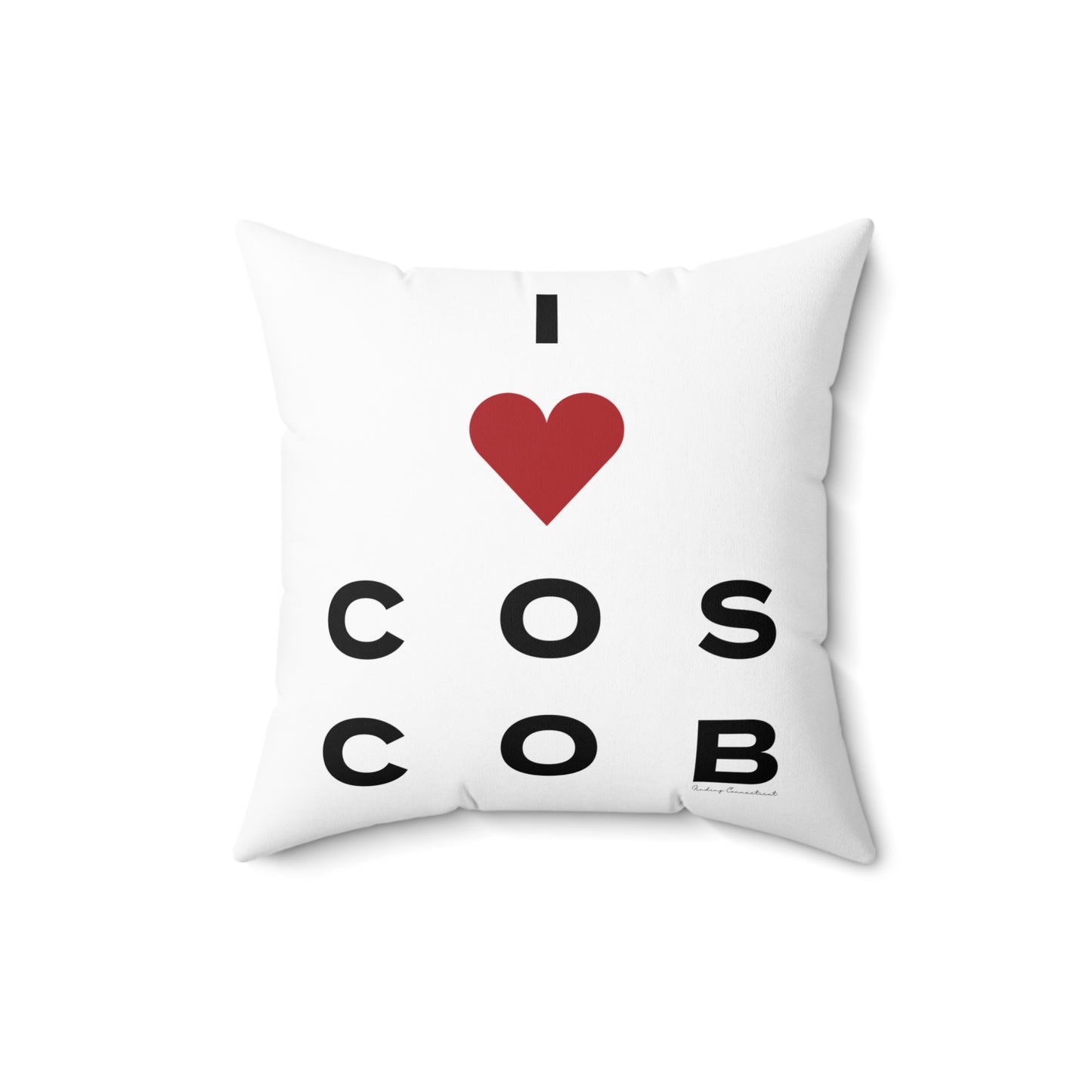 Cos Cob Vision Spun Polyester Square Pillow