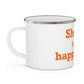 Shelton Is My Happy Place Enamel Camping Mug