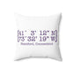 Stamford Coordinates Spun Polyester Square Pillow