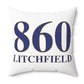 860 Litchfield  Polyester Square Pillow