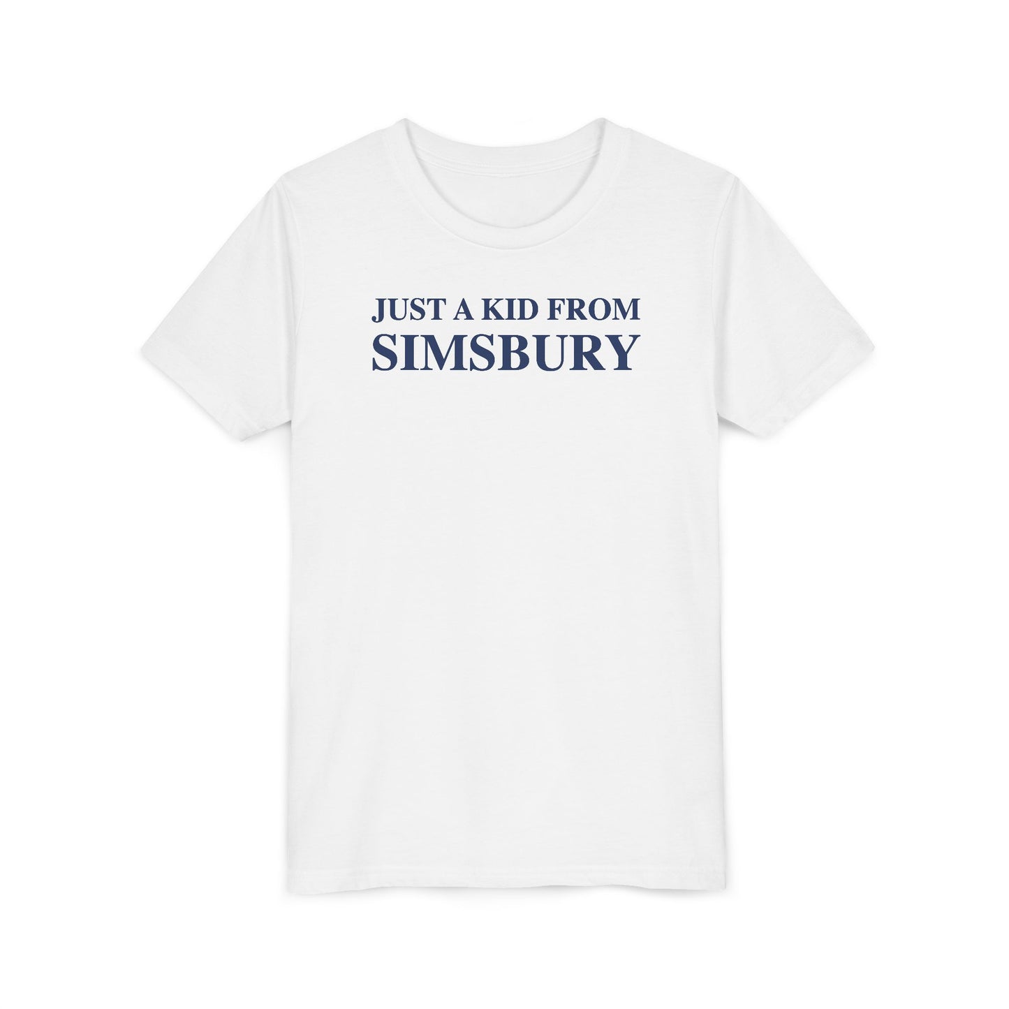 Just a kid from Simsbury Youth Short Sleeve T-Shirt