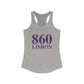 860 Lisbon Red White & Blue Women's Ideal Racerback Tank Top